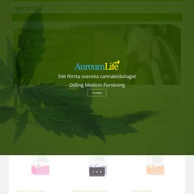 Aurea Care medical science journal startsida 2019