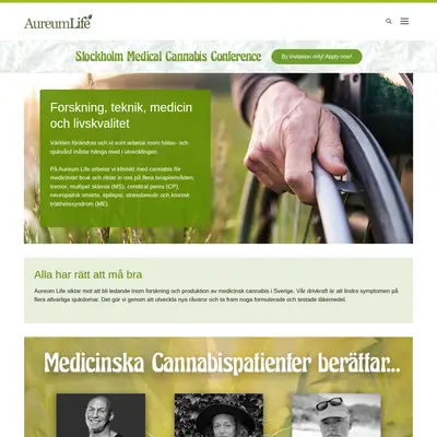 Aurea Care medical science journal startsida 2025