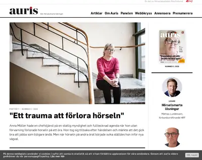 AURIS startsida 2020