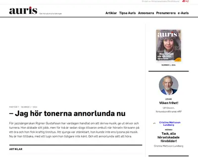 AURIS startsida 2024