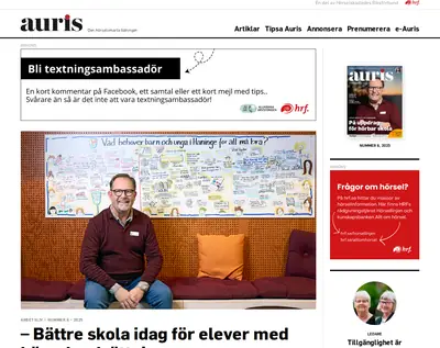 AURIS startsida 2026