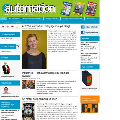 Automation startsida 2016
