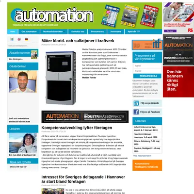 Automation startsida 2019