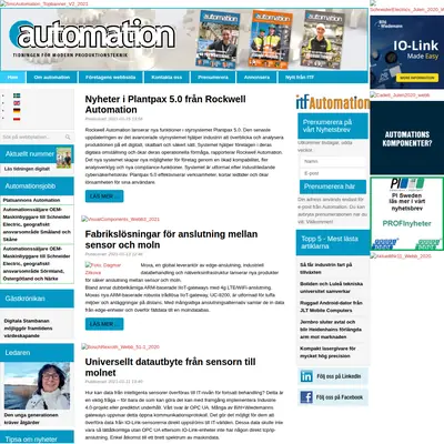 Automation startsida 2021