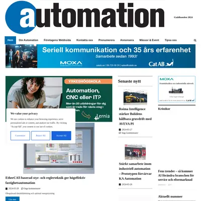 Automation startsida 2024