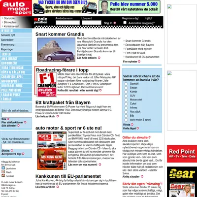 Auto, Motor och Sport Vintage startsida 2004