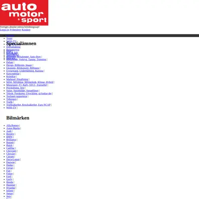 Auto, Motor och Sport Vintage startsida 2009