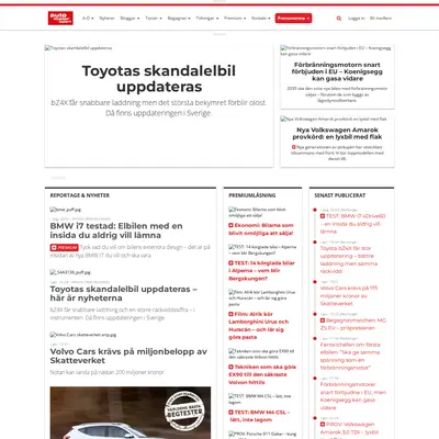Auto, Motor och Sport Vintage startsida 2023