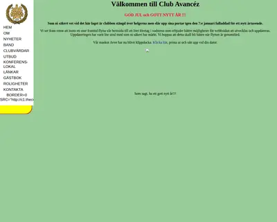 Avancons startsida 2000