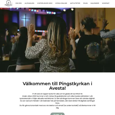 Avesta Pingst startsida 2022