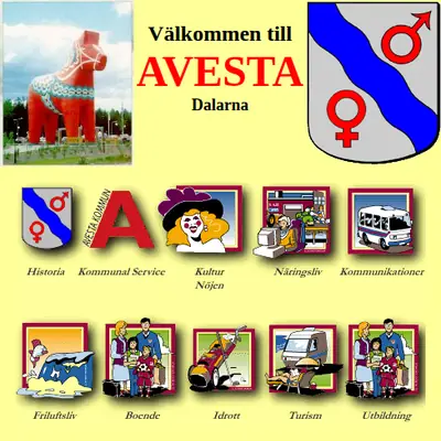 100% Avesta startsida 1999