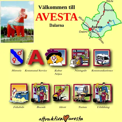 100% Avesta startsida 2001