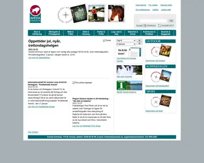 100% Avesta startsida 2012