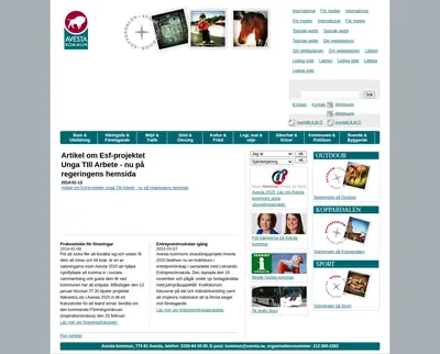 100% Avesta startsida 2014