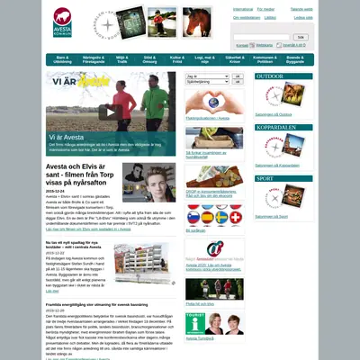 100% Avesta startsida 2016