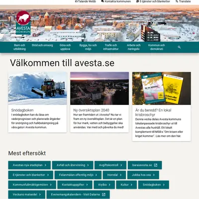 100% Avesta startsida 2025