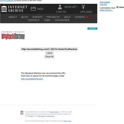 www.avestatidning.com startsida 2010