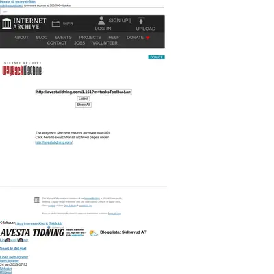 www.avestatidning.com startsida 2013
