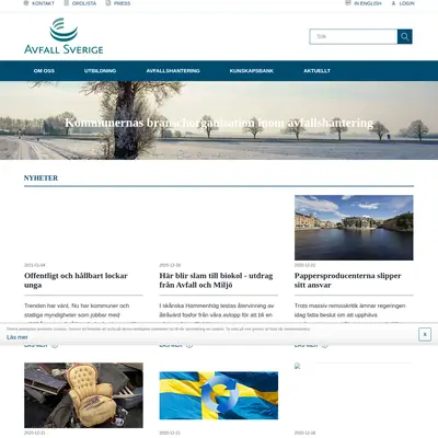 Avfall och Miljö startsida 2021