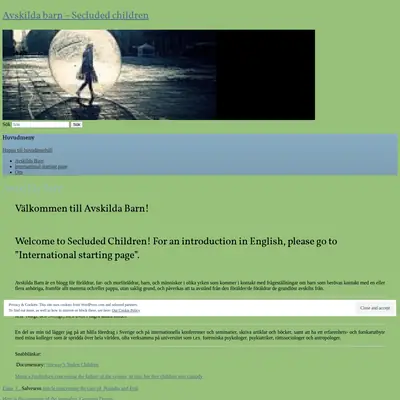 www.avskildabarn.se startsida 2016