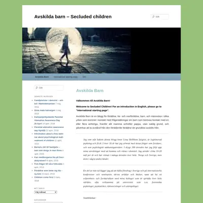 www.avskildabarn.se startsida 2018