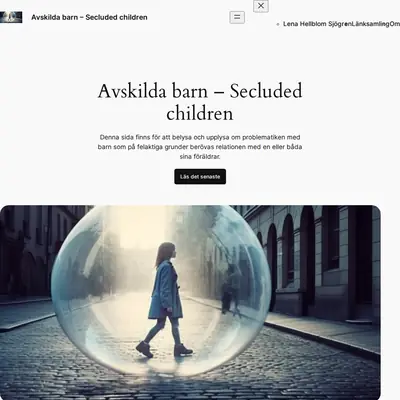 www.avskildabarn.se startsida 2025