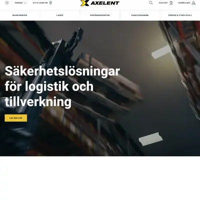 Axelent, www.axelent.se startsida 2025