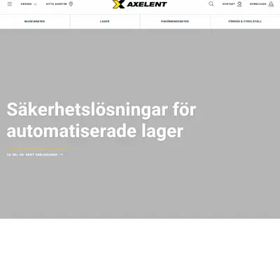 Axelent, www.axelent.se startsida 2026