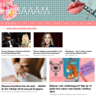 baaam.se startsida 2022
