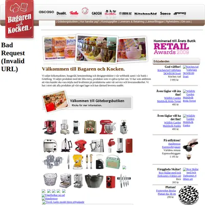 Bagaren och Kocken startsida 2009