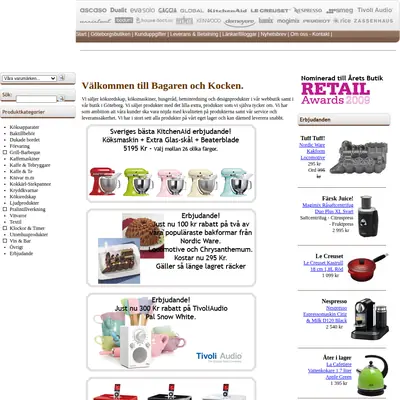 Bagaren och Kocken startsida 2011