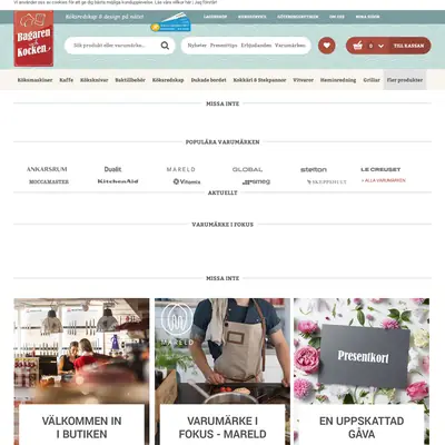Bagaren och Kocken startsida 2018