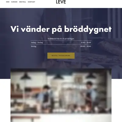 LEVE! startsida 2023