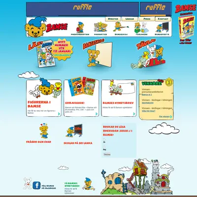 Bamse kul att lära startsida 2012