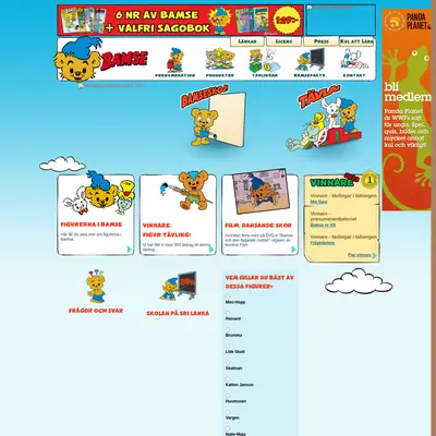Bamse kul att lära startsida 2013