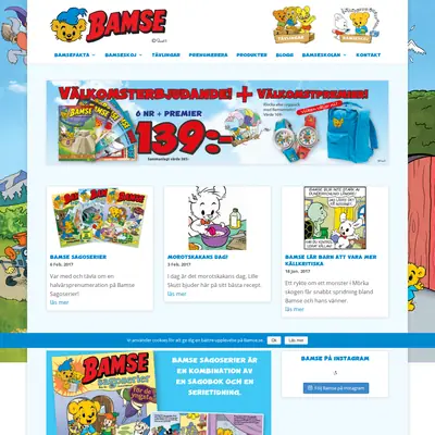 Bamse kul att lära startsida 2017