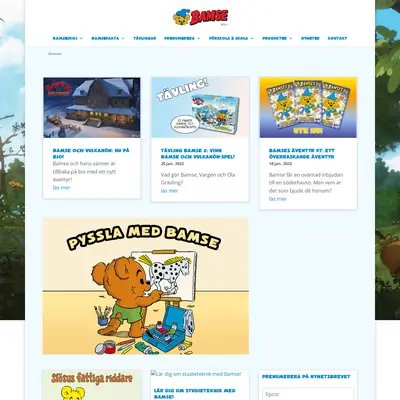 Bamse kul att lära startsida 2022