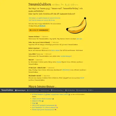 bananradion startsida 2018