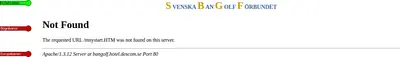 Bangolf startsida 2005