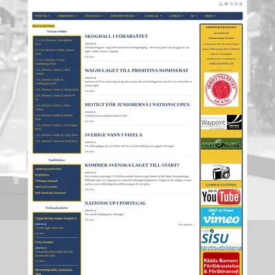 Bangolf startsida 2016
