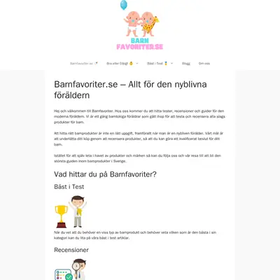 Barnfavoriter startsida 2023