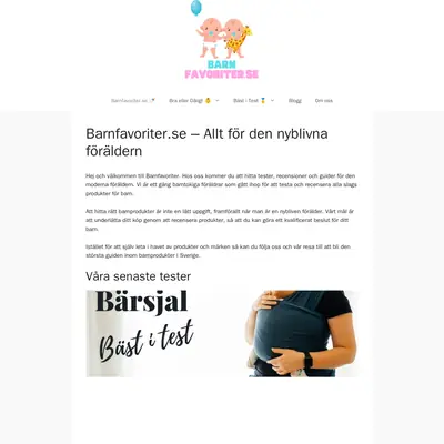 Barnfavoriter startsida 2025