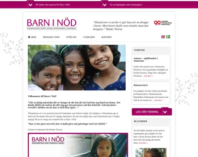 Barn i nöd startsida 2015