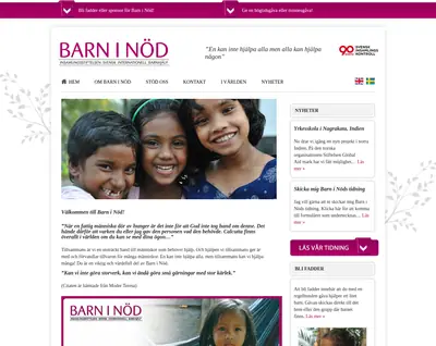 Barn i nöd startsida 2019