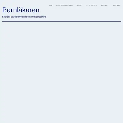 Barnläkaren startsida 2015