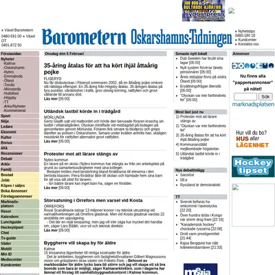 www.barometern.se startsida 2003