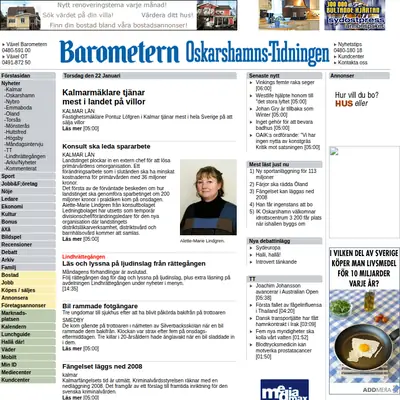 www.barometern.se startsida 2004