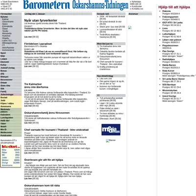 www.barometern.se startsida 2005