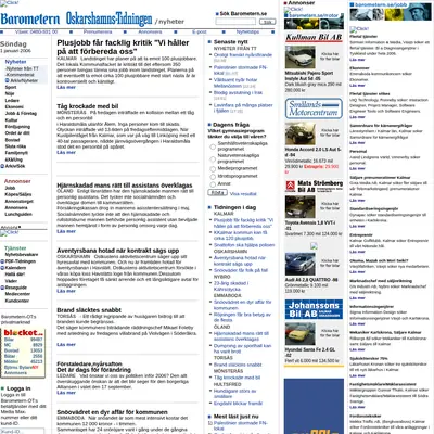 www.barometern.se startsida 2006