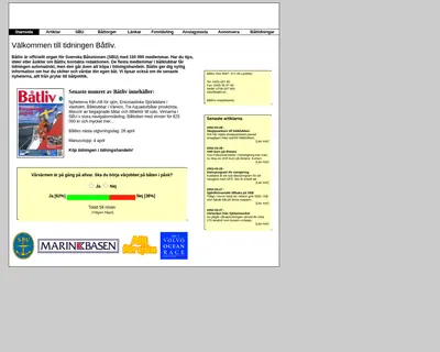 Båtnytt startsida 2002